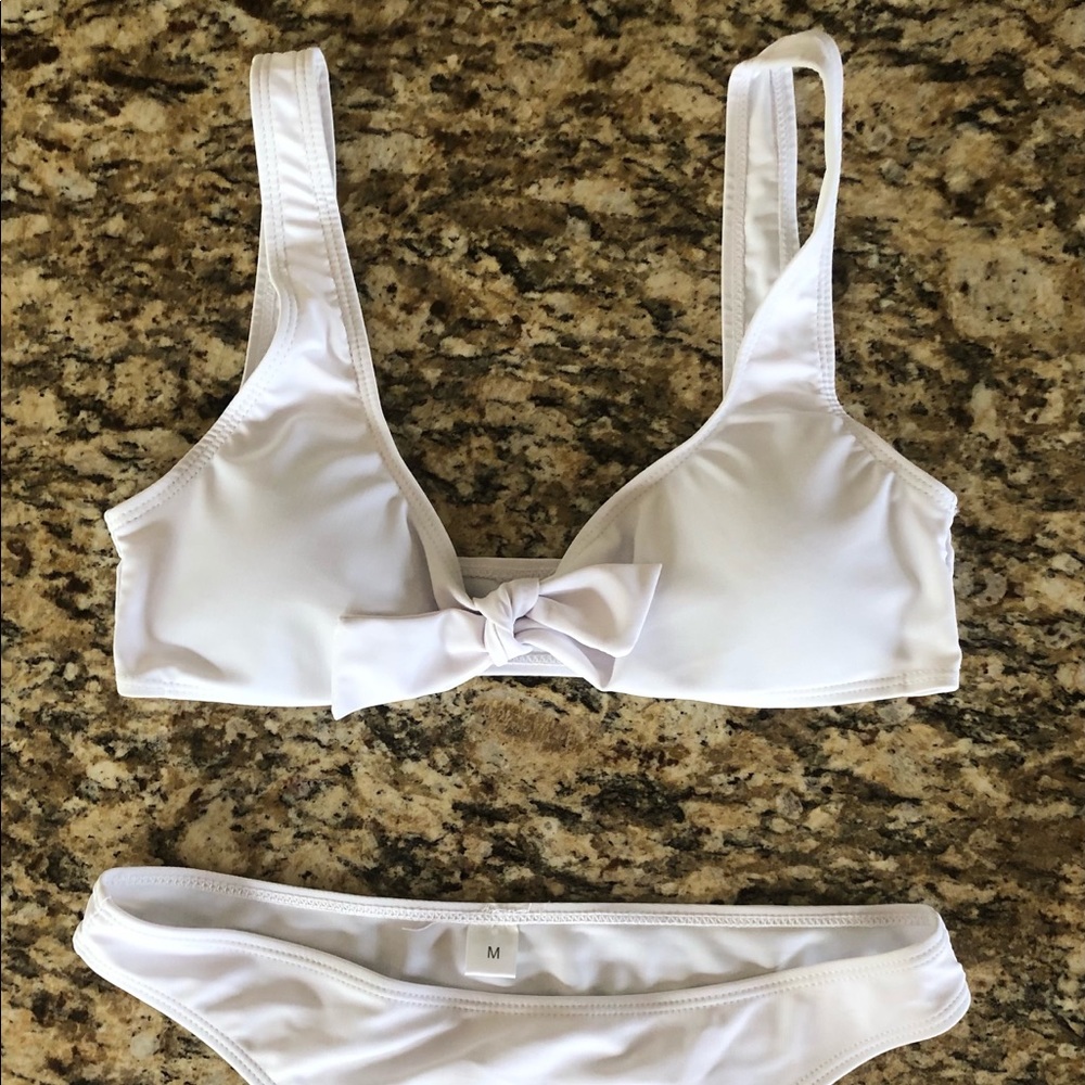 New, never worn white swimsuit